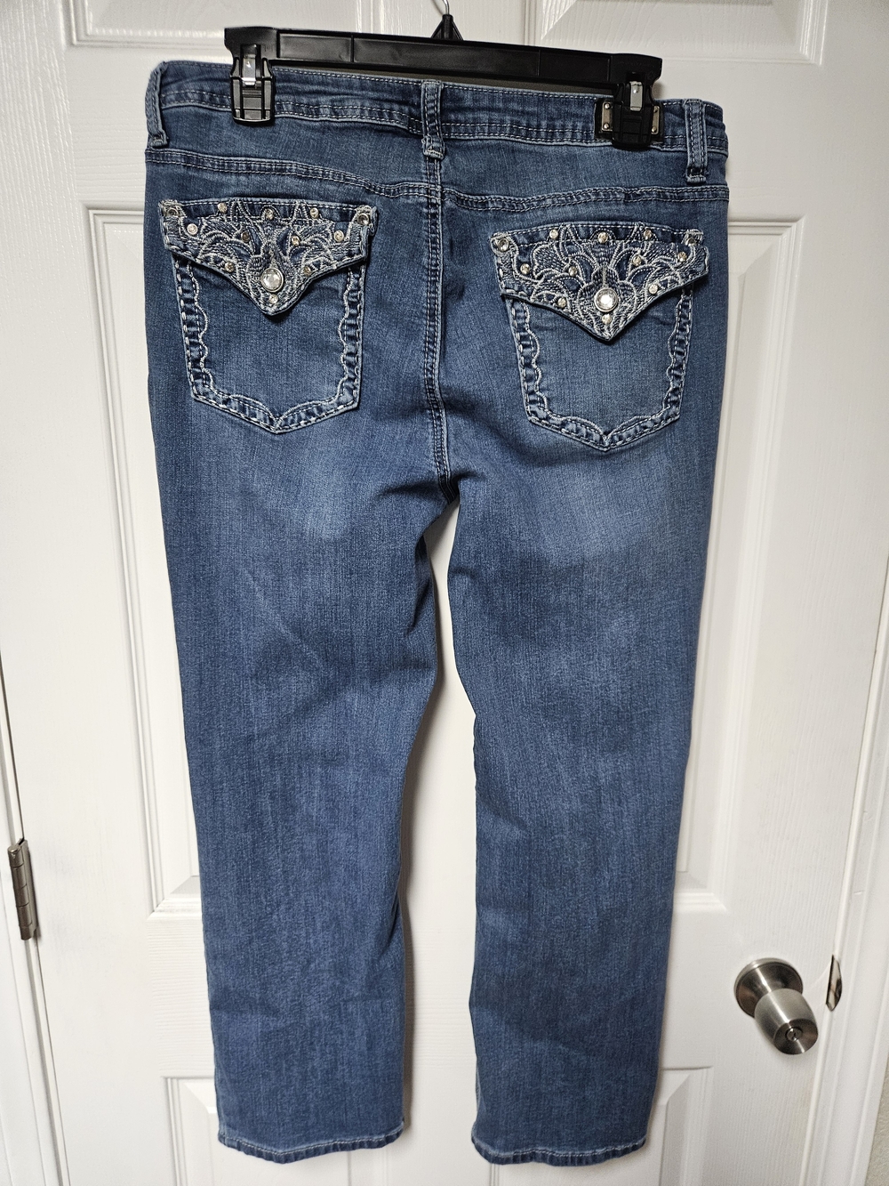 Earl Jeans Women's Blue Straight-Leg Jeans